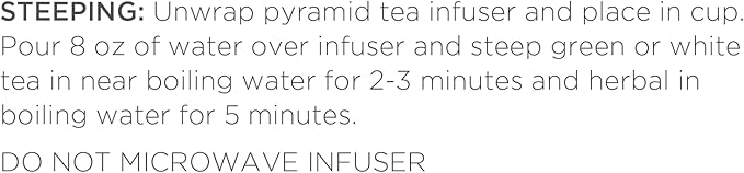 Tea Forte Mariposa Presentation Box Tea Gift Sampler, 20 Count, 2 of Each Variety Individually Wrapped Handcrafted Pyramid Infuser Bags