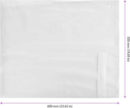 PINGEUI 100 PCS 20 x 24 Inch Cold Brew Coffee Filters, White Coffee Filter Bag with Drawstring, Commercial Cold Brew Filters for Coffee, Tea