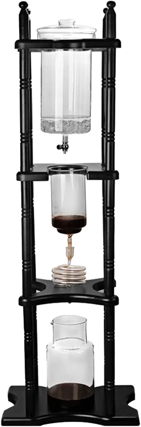 Cold Brew Drip Coffee Maker, 2000ml Cold Brew Coffee Dripper Tower with Stable Base for Home Office
