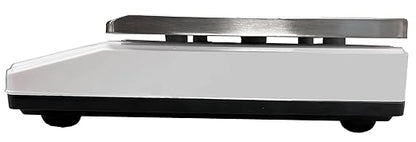 Polit KOIN Digital Food Scale 40lb – High-Capacity Rechargeable Kitchen & Packing Scale with Stainless Tray, 1g Precision and 3-Color Indicator for Baking, Meal Prep and Vendors