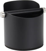 Load image into Gallery viewer, Large Size Coffee Knock Box, Espresso Knock Box Stainless Steel Espresso Machine Accessories with Removable Knock Bar and Non-Slip Base Coffee Grounds Container Bin (Black)