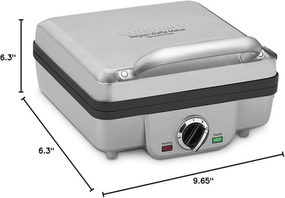 Cuisinart WAF-300P1 Belgian Waffle Maker with Pancake Plates, Brushed Stainless