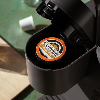 Fresh Roasted Coffee, Sumatra Mandheling |100% Single Origin | Medium Roast, 24 Pods for K Cup Brewers