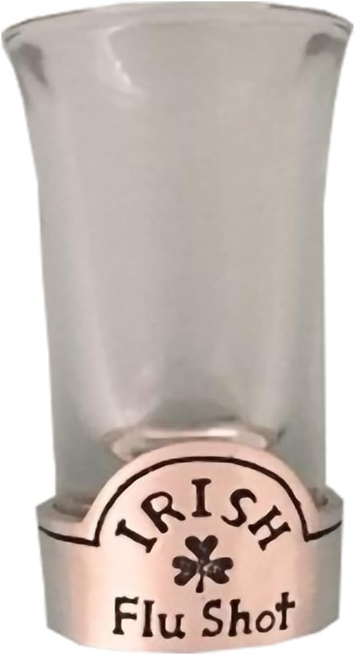Basic Spirit Shot Glass - Irish Flu - Home Decoration for Home Bar, Stocking Stuffer, Party Favor or Gift