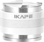 Load image into Gallery viewer, IKAPE Coffee Products, 53mm Coffee Distributor &amp; Hand Tamper, Adjustable Depth Espresso Distributor Fits All 53mm Espresso Portafilter, Compatible with 54MM Breville Bottomless Portafilter (White)