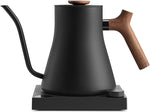 Load image into Gallery viewer, Fellow Stagg EKG Pro Electric Gooseneck Kettle - Pour-Over Coffee and Tea, Quick Heating, Precise Temperature Control, Scheduling, Built-in Brew Timer, Matte Black with Walnut Wood Handle, 0.9 Liter