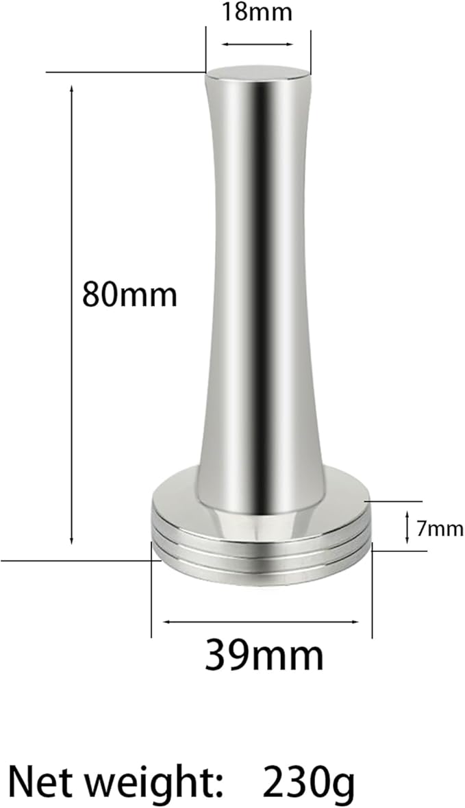 Coffee Tamper 39mm 40mm, Espresso Tamper 39mm 40mm, 39mm 40mm 304 Stainless Steel Espresso Coffee Tamper with Mat
