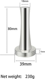 Load image into Gallery viewer, Coffee Tamper 39mm 40mm, Espresso Tamper 39mm 40mm, 39mm 40mm 304 Stainless Steel Espresso Coffee Tamper with Mat