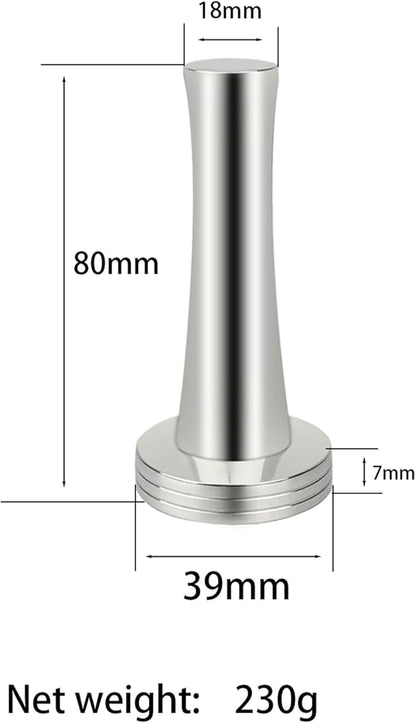 Coffee Tamper 39mm 40mm, Espresso Tamper 39mm 40mm, 39mm 40mm 304 Stainless Steel Espresso Coffee Tamper with Mat