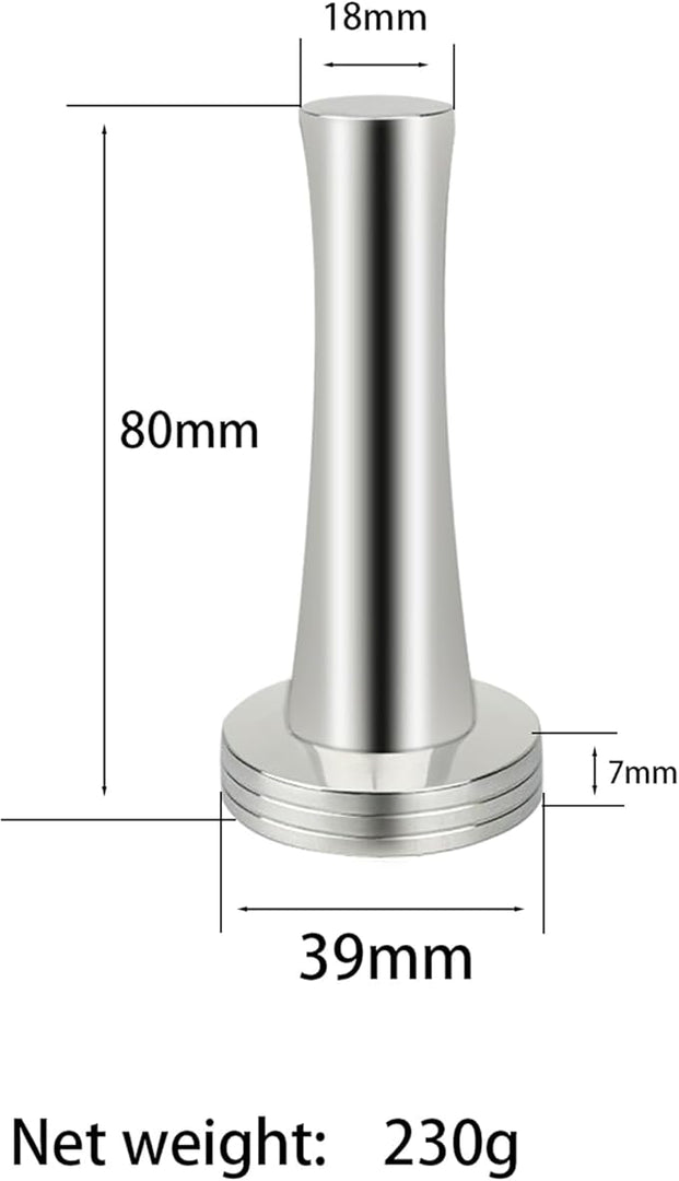 Coffee Tamper 39mm 40mm, Espresso Tamper 39mm 40mm, 39mm 40mm 304 Stainless Steel Espresso Coffee Tamper with Mat