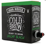Load image into Gallery viewer, Java House Cold Brew Coffee on Tap – Premium 100% Arabica Decaf – Smooth Decaf with Chocolate &amp; Caramel Notes – 1 Gallon Box (16 Servings) – Ready to Drink, No Caffeine, No Brewing Required, Fridge-Friendly