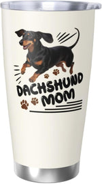 Load image into Gallery viewer, Best Dachshund Mom Gifts for Women, 20 Oz Dachshunds Lover Travel Tumbler Mugs, Travel Mug Gift for Dachshunds Mom