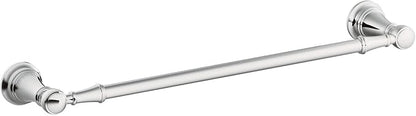 Moen YB8424CH Weymouth 24-Inch Single Towel Bar, Chrome