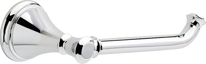 DELTA FAUCET Rubber Limited 79750 Cassidy Wall Mount Single Post Toilet Paper Holder Bath Hardware Accessory in Polished Chrome