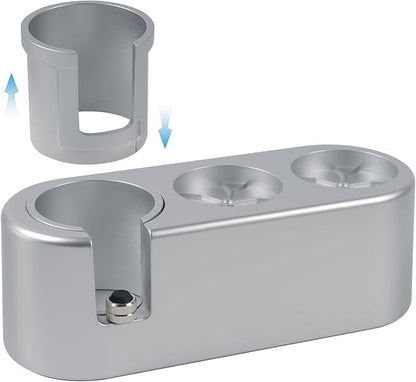 PUSEE Espresso Tamping Station, Espresso Organizer Station Fit for 51/54/58mm Espresso Accessories, Plastic Espresso Station Coffee Tamper Station, Multifunctional Coffee Tools Organzier (3 in 1)