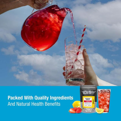 Tiesta Tea - Iced Tea Sampler Dry Flight Set, Loose Leaf, High to No Caffeine, Makes Cold Brew Iced Drink, Assorted Brew Sets with Herbal, Black, Fruit Blends & More, 8 Resealable Sample Pouches