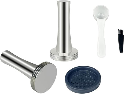Coffee Tamper 40mm 41mm, Espresso Tamper 40mm 41mm, 40mm 41mm 304 Stainless Steel Espresso Coffee Tamper with Mat
