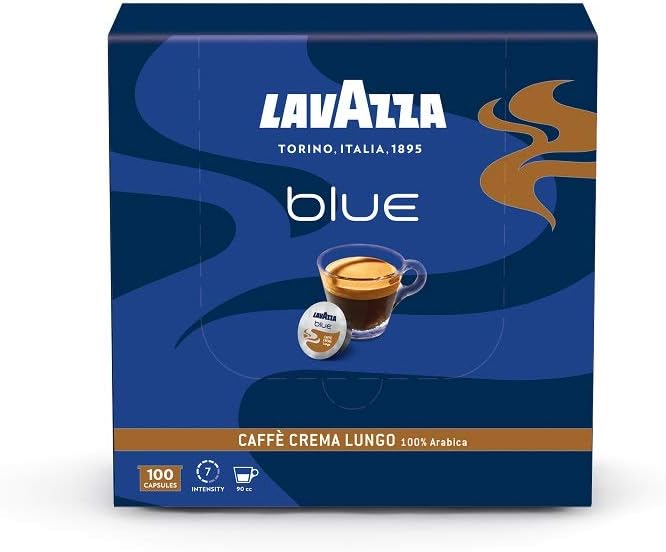 Lavazza BLUE Caffe Crema Lungo, 31.7 oz (Pack of 100)