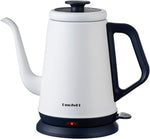 Load image into Gallery viewer, DmofwHi Gooseneck Electric Kettle(1.0L),1000W Electric Tea Kettle of 304 Stainless Steel,Auto Shut off,Coffee Kettle for Pour Over and Tea -White