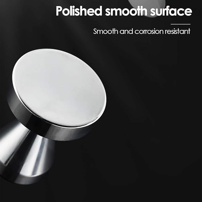 53mm Coffee Tamper Stainless Steel Espresso Tamper Flat Base Coffee Calibrated Tamper Flat Base Barista Office Family Espresso Coffee Maker Accessories(Ordinary, 53mm)