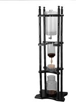 Load image into Gallery viewer, DNYSYSJ Cold Brew Maker, 8 Cups Cold Brew Coffee Maker Cold Brew Dripper Iced Coffee Brewer Maker with Adjustable Rate Valve Wooden Stand for Home and Office Commercial Use