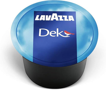 Lavazza Blue DEK Espresso Capsules, Arabica and Robusta Blend, Compatible with Lavazza Classy Machines (100 Capsules)