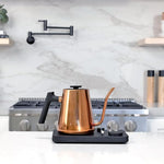 Load image into Gallery viewer, DJ Electric Gooseneck Kettle for Pour Over Coffee &amp; Tea - Water Boiler - Turntable Design - Quick Heating &amp; Temperature Control - Copper