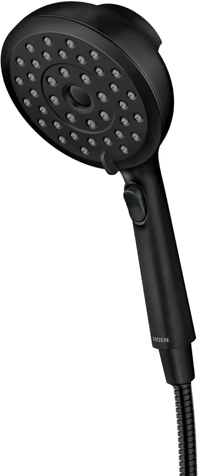 Moen Verso Handshower, Detachable Round Shower Head with Magnetix Docking System, 60" Hose, Matte Black, 220H2BL