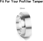 Load image into Gallery viewer, Aluminum Espresso Coffee Dosing Funnel Dosing Ring Funnel Replacement for 53mm Portafilters Espresso Machine Espresso Hand Tampers Accessories (53mm)