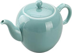Load image into Gallery viewer, Antique Ceramic Teapot Coffee Pot with Infuser, 400ml (1-2 cups) Small Porcelain Tea Pots for Loose Leaf Tea, with Removable Stainless Steel Strainer and Lid for Gift (Cyan)