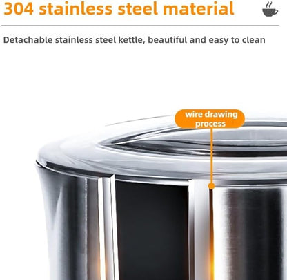 4-in-1 Electric Frother and Steamer,23.67oz/700ml Automatic Hot and Cold Foam Maker and Milk Warmer,Large Capacity Coffee Frother For Latte,Cappuccino,Mocha, Hot Chocolate