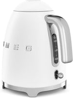 Load image into Gallery viewer, SMEG KLF03 7 Cup Electric Water Kettle, Retro-Style, Soft-Opening Lid, Auto Shut-Off, 360° Swivel Base – White