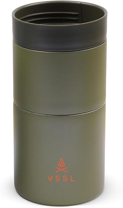 Nest Pour Over Coffee Set, Transportable and Compact Pour Over Set with 10 oz Double Walled Mug, Sahara