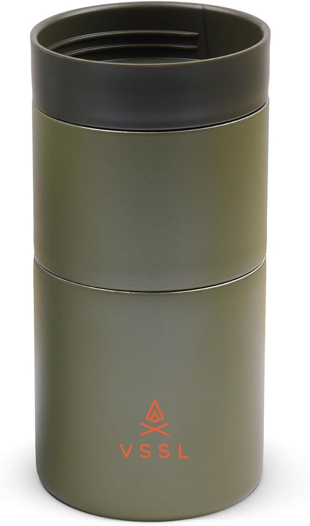 Nest Pour Over Coffee Set, Transportable and Compact Pour Over Set with 10 oz Double Walled Mug, Sahara