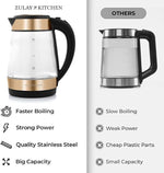 Load image into Gallery viewer, Zulay Kitchen Fast Boiling Electric Water Kettle - 1.7L, 1500W, Auto Shut-Off for Overboil &amp; Boil Dry Protection, Cool-Touch Handle, 360° Base - Rapid Teapot Boiler For Coffee &amp; Tea - Black Copper