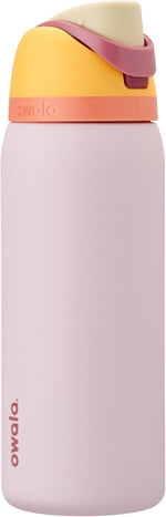 Load image into Gallery viewer, Owala FreeSip Insulated Stainless Steel Water Bottle with Straw for Sports and Travel, BPA-Free, 32 Ounce, Candy Store