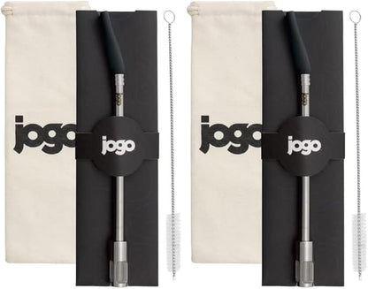 JoGo - Portable Coffee and Tea Brewing Straw - Reusable Coffee Maker Made of Stainless Steel with Single Serve Strainer - Filter Function for Hot and Cold Brew - Ideal for Coffee and Loose Leaf Teas