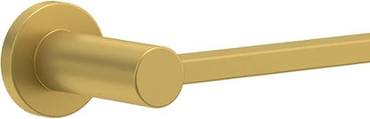 Franklin Brass Kildare 3-Piece Bathroom Set Satin Gold 18" + 6" Towel Rack, Toilet Paper Holder/Hand Towel Holder, Hook | 3-Piece Bath Hardware Accessories Set KLD63-SG