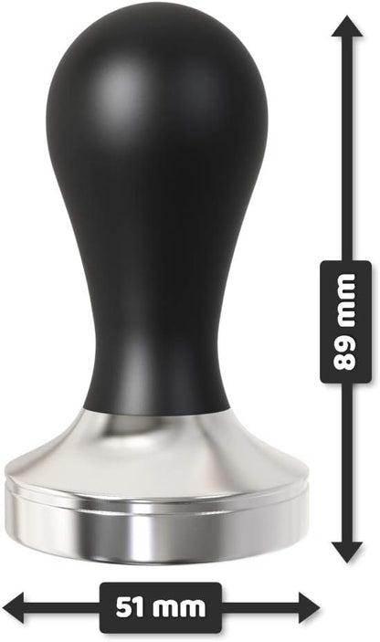 Espresso Tamper Set - 51mm Tamper and Espresso Accessories - Premium Barista Espresso Tools Hand Tamper Set
