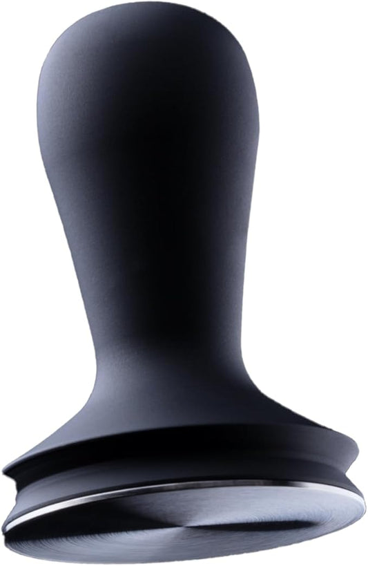 Espresso Press Tamper 58.4 mm, Premium Barista Coffee Tamper, Black Anodised Aluminium Handle, 304 Stainless Steel Base, Elegant and Lightweight Design