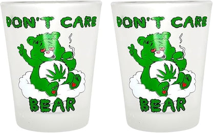 Don't Care Bear - Funny Shot Glasses (Set of 6)