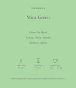 Load image into Gallery viewer, Art of Tea | Organic Mint Green Tea | 12 Count Pyramid Tea Bag Sachets | Spearmint Tea | Organic Peppermint Tea bags