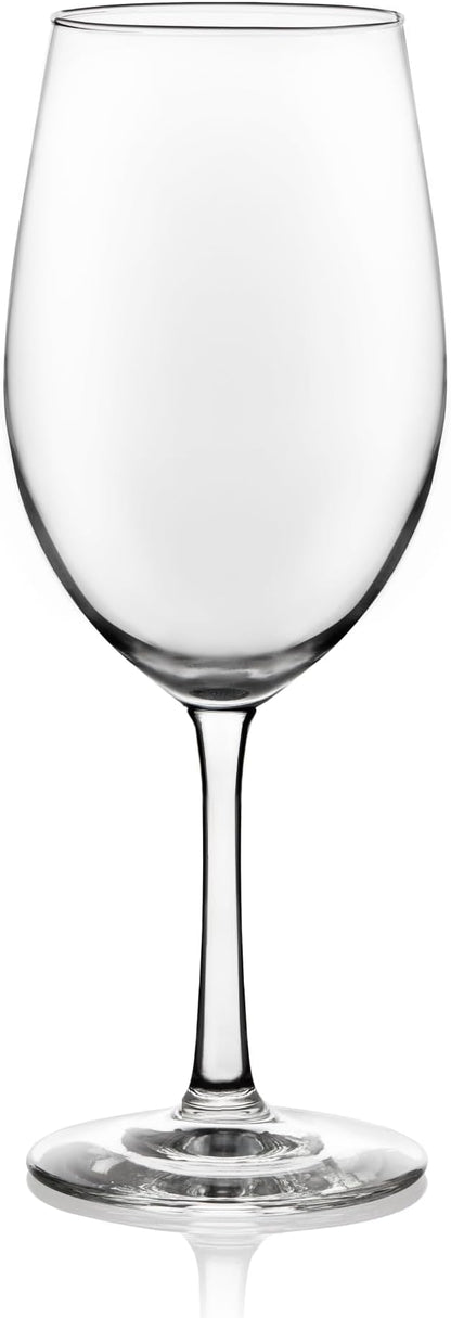 Libbey Vineyard Reserve Wine Glass Set of 8, Clear Wine Glasses for Red and White Wine, Great for Merlot, Bordeaux, Chardonnay, Gifts, Holiday, Birthday Party