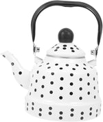 Load image into Gallery viewer, Zerodeko Vintage Enamel Tea Kettle with Handle Portable Water Boiling Kettle for Induction Electric Gas Stoves for Home Office Restaurant Dorm Use