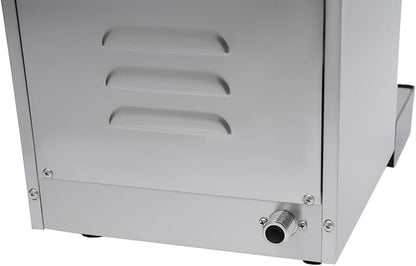 Commercial Steam Boiler,12L Steam Milk Frother Multifunctional Milk Frother, Automatic Boiling Electric Milk Frother LED Display Espresso Tea Coffee Shop Dessert Shop Hotel