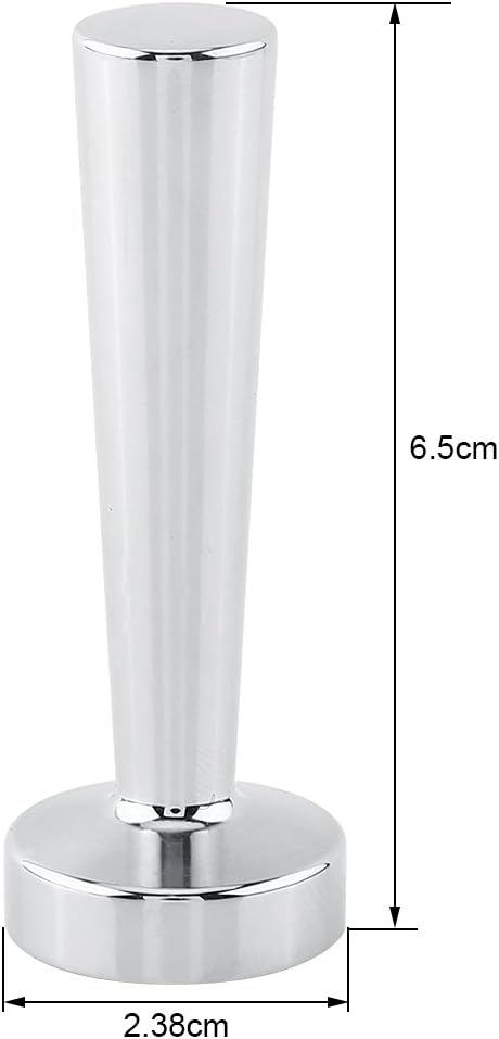 Heavy-duty Espresso Tamper 24mm, Mini Coffee Knock Box, Calibrated Stainless Steel Base, for Capsule Machine, Home/Office