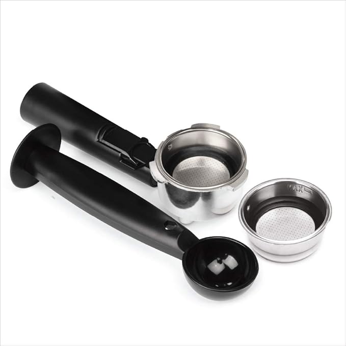 EspressoWorks All-In-One Espresso Machine 7-Piece Set - Latte Maker Includes Grinder, Frothing Pitcher, Cups, Spoon and Tamper - Coffee Gifts (Blue)