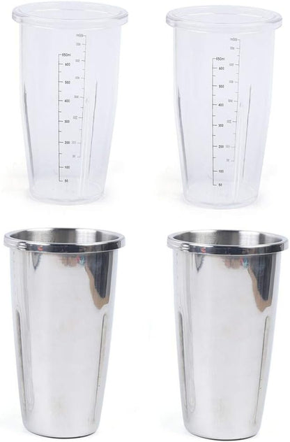 Gdrasuya10 560W Double Head Electric Milkshake Machine Drink Mixer Smoothie Blender, 14000 RPM, 22 oz, Commercial Home Use