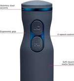 Load image into Gallery viewer, Chefman Immersion Stick Hand Blender with Stainless Steel Blades, Powerful Electric Ice Crushing 2-Speed Control Handheld Food Mixer, Purees, Smoothies, Shakes, Sauces &amp; Soups, Midnight Blue