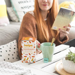 Load image into Gallery viewer, HELPS TEAS | Helps Immunity Boost Tea | Organic herbal blend of Echinacea, Eucalyptus, Mint, Linden, Thyme and Natural Honey Flavor. Facilitates Respiratory Health | 16 Tea Bags - Pack of 6 |